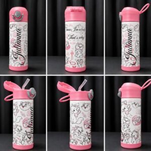 12 oz Kids Flip Straw Tumbler – Custom