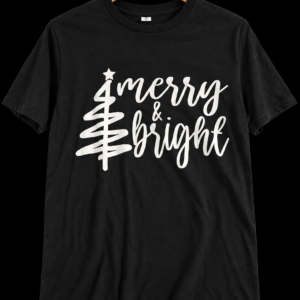 Merry & Bright Christmas T-Shirt