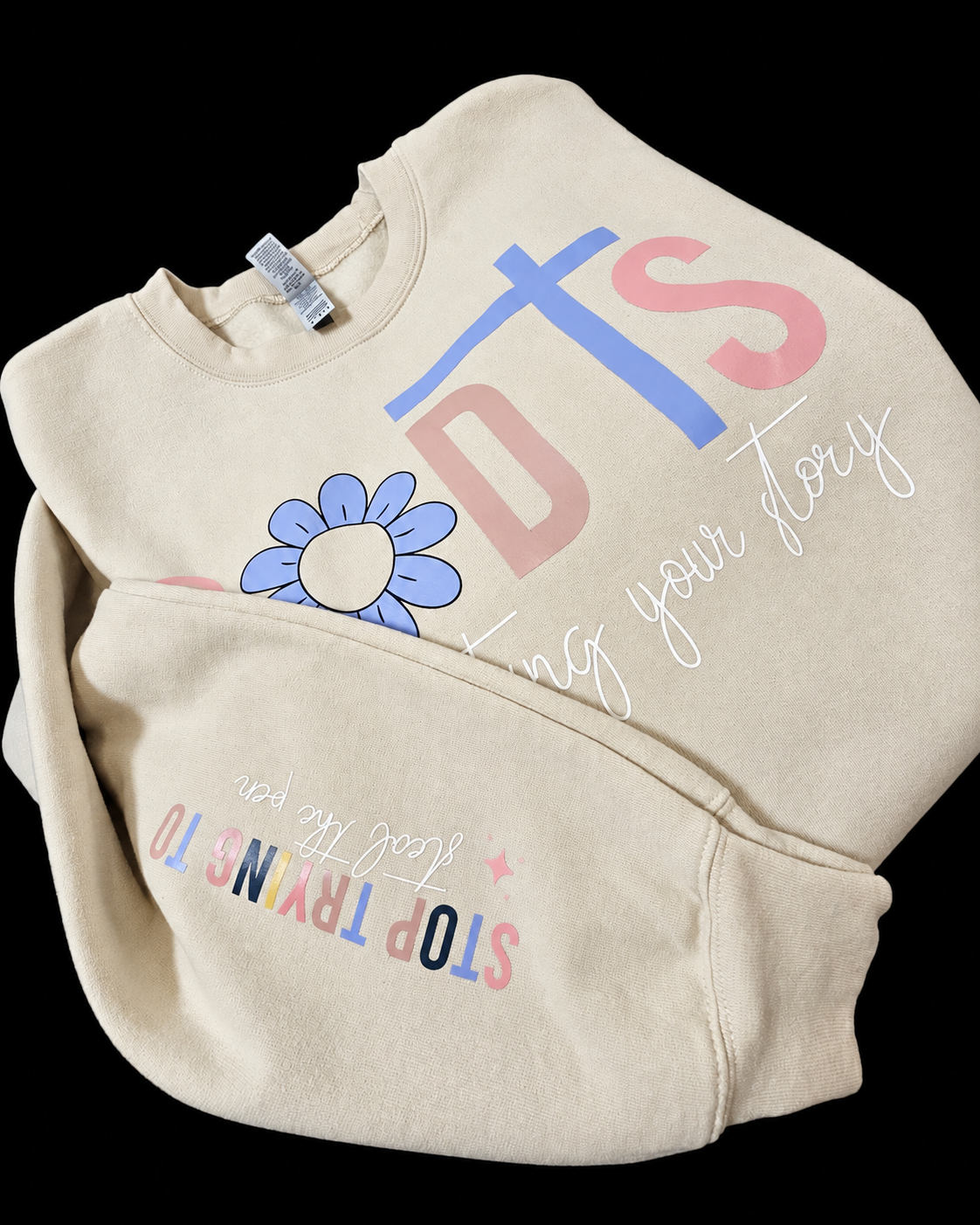 God Is Still Writing Your Story Crewneck Sweatshirt - Image 2