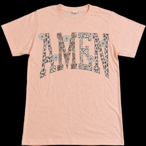 Amen Leopard Daisy T-Shirt
