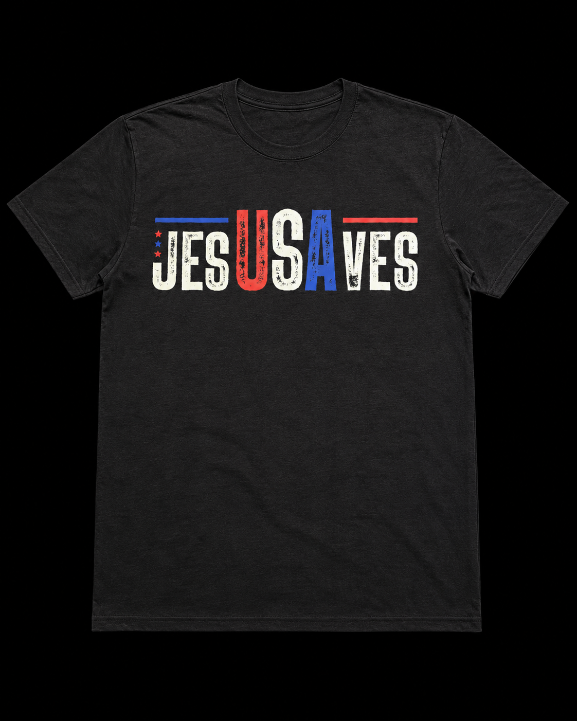 Jesus Saves Patriotic T-Shirt