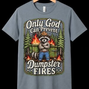 Only God Can Prevent Dumpster Fires T-Shirt